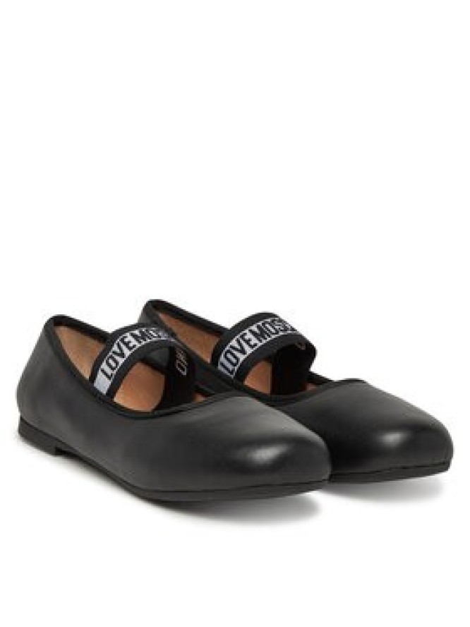 LOVE MOSCHINO Baleriny JA11071G0MIE0000 Czarny