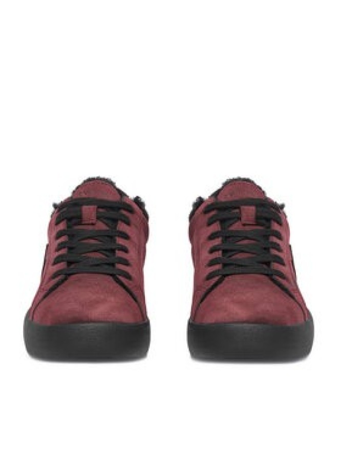 Eva Minge Sneakersy EO-ELLA-WSDR13670 Bordowy