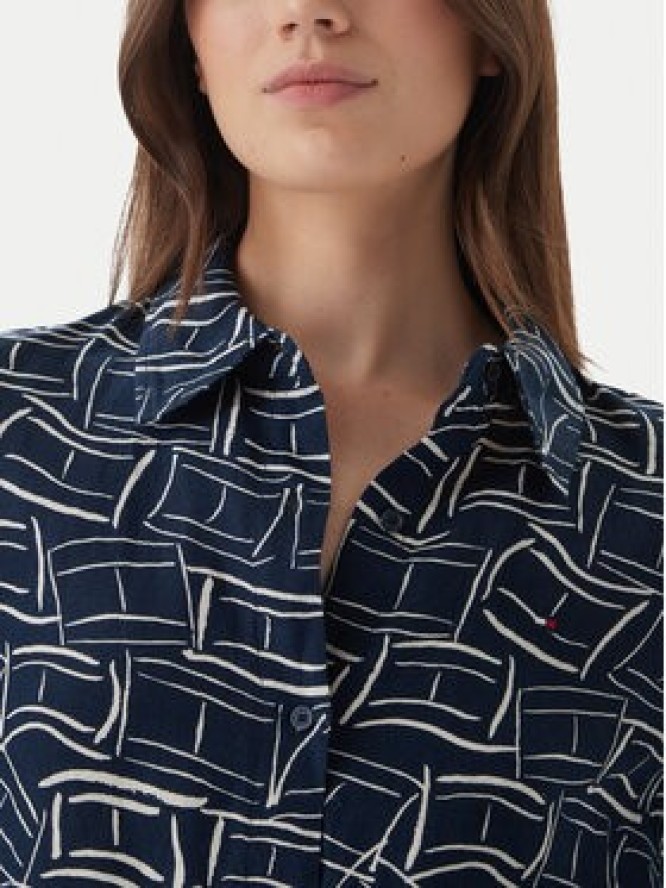 Tommy Hilfiger Koszula WW0WW44679 Granatowy Regular Fit