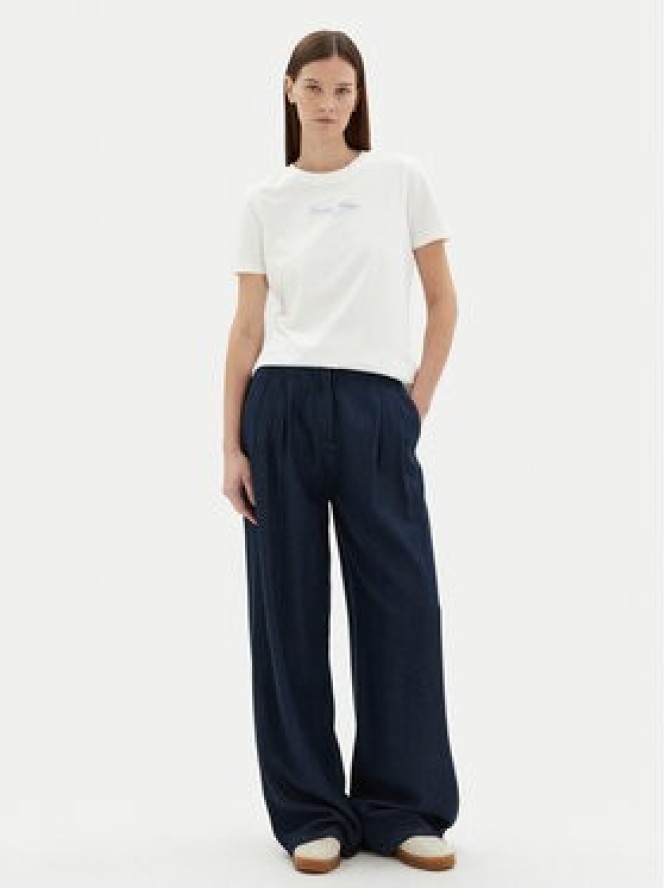 Tommy Hilfiger T-Shirt WW0WW45428 Biały Regular Fit