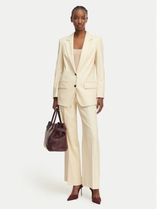 HUGO Marynarka Anetali 50560000 Beżowy Oversize