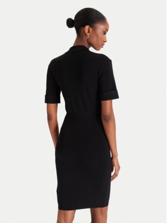 Guess Sukienka dzianinowa W5YK29 Z0130 Czarny Slim Fit