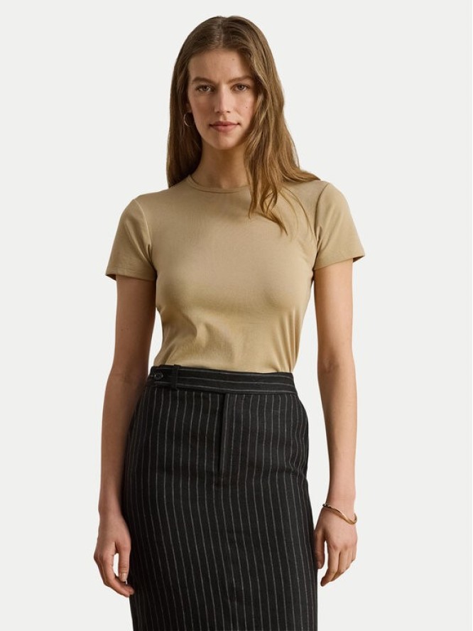 LAUREN RALPH LAUREN T-Shirt Alli 200807563053 Beżowy Regular Fit