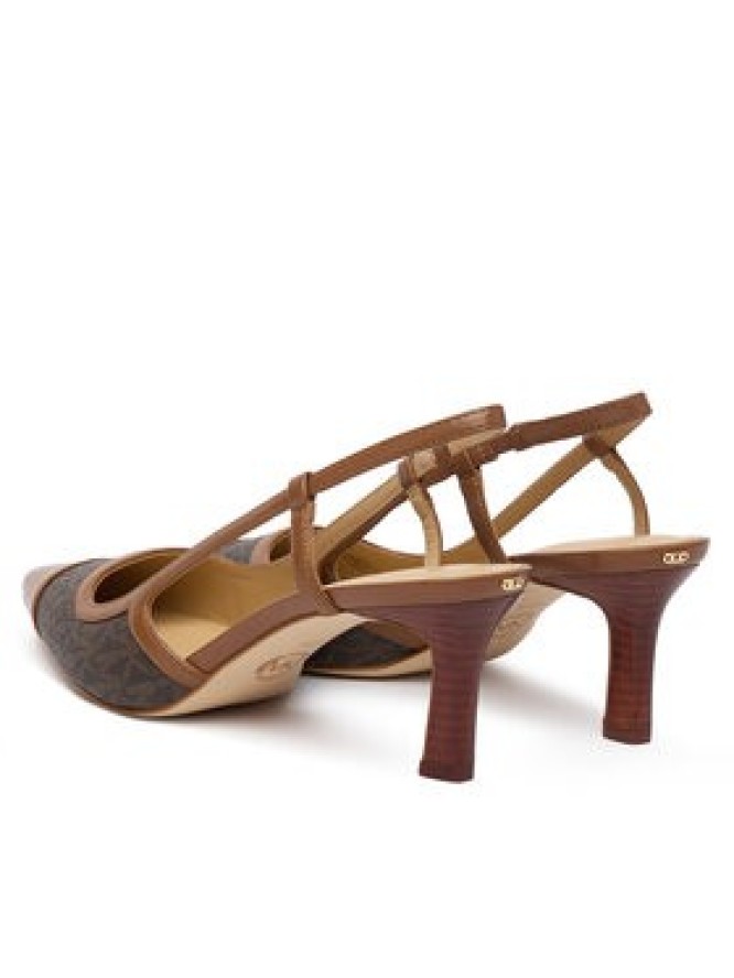 MICHAEL Michael Kors Czółenka Alora Toe Cao Mid Sling 40R6AOMS1B Brązowy