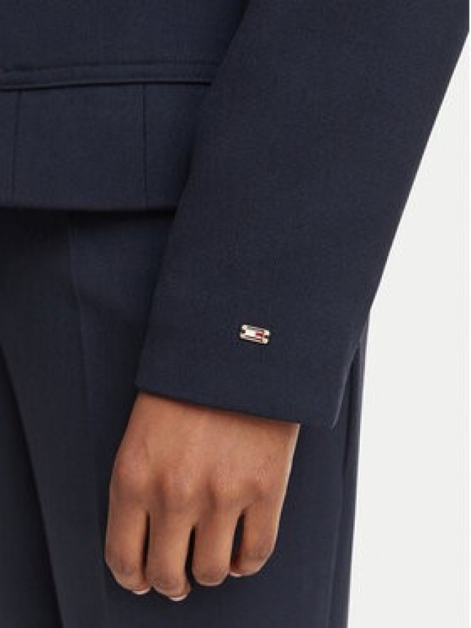 Tommy Hilfiger Marynarka WW0WW51728 Granatowy Slim Fit