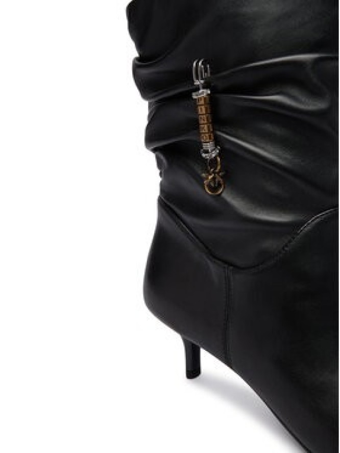 PINKO Botki Gloria 28 SD0629P003 Czarny