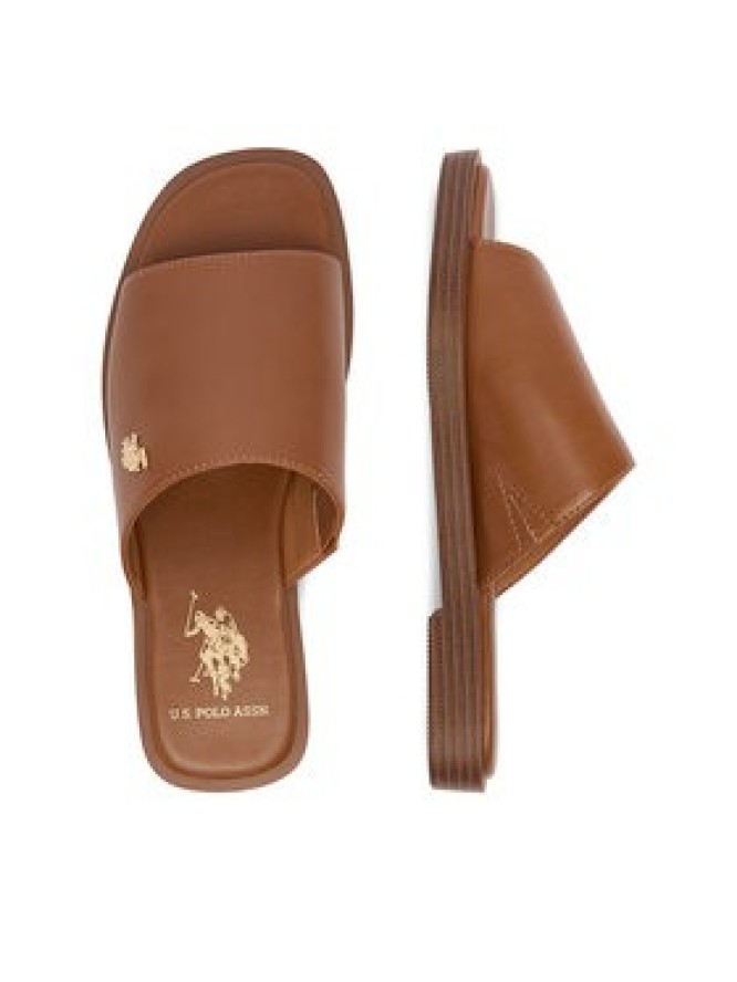 U.S. Polo Assn. Klapki EO-MARINA003W/6Y1 Brązowy