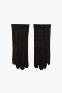 Rękawiczki z ozdobnymi dżetami