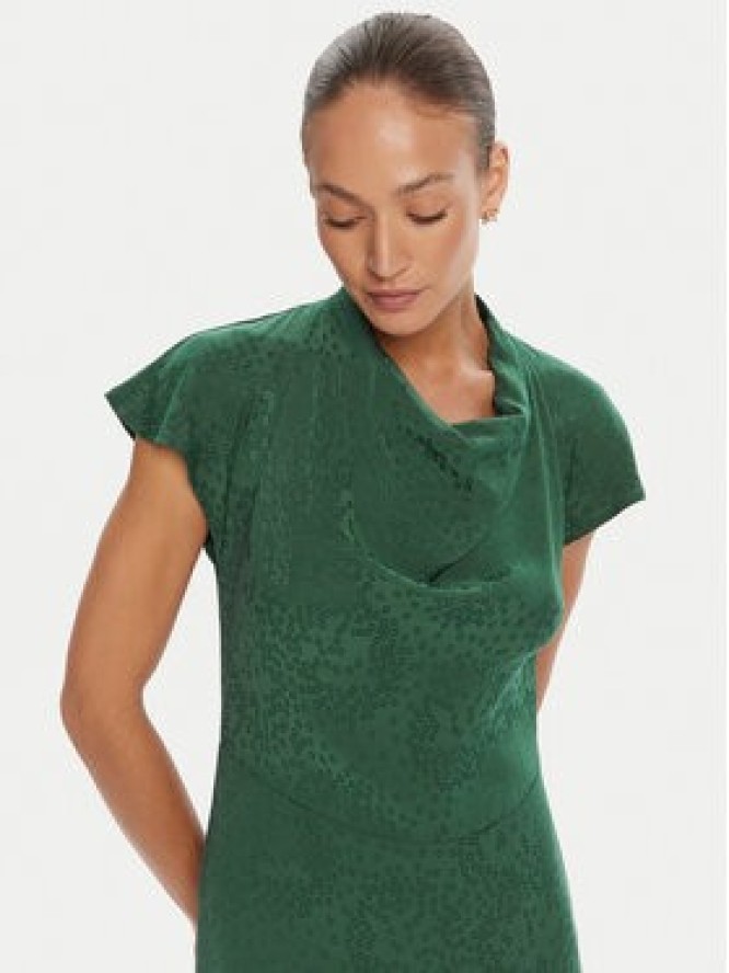 Bruuns Bazaar Sukienka koktajlowa Bacopa Zimone BBW4576 Zielony Slim Fit