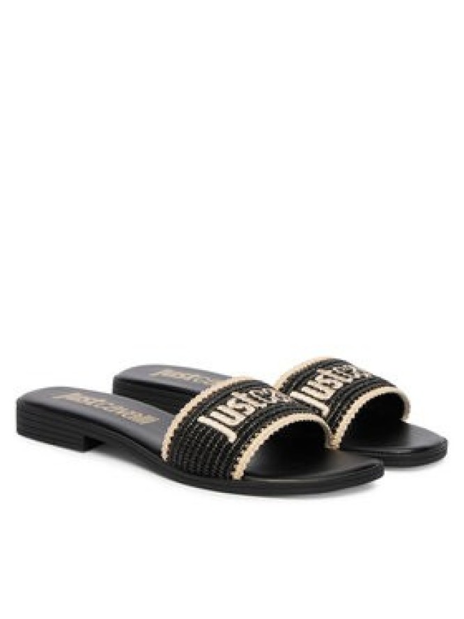 Just Cavalli Klapki 80RA3S80 ZSE60 Czarny