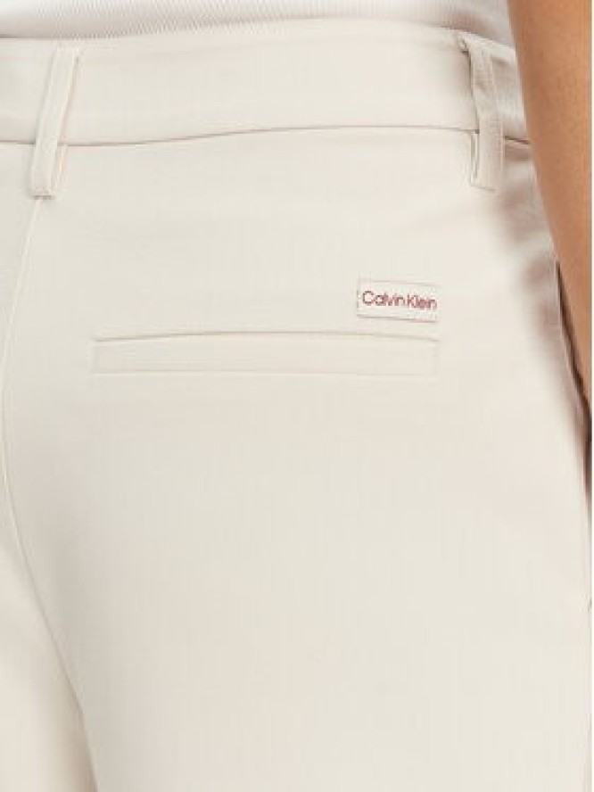 Calvin Klein Jeans Spodnie palazzo J20J225334 Beżowy Wide Leg