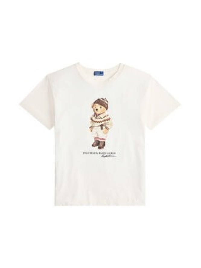 Polo Ralph Lauren T-Shirt 211A87162001 Écru Regular Fit