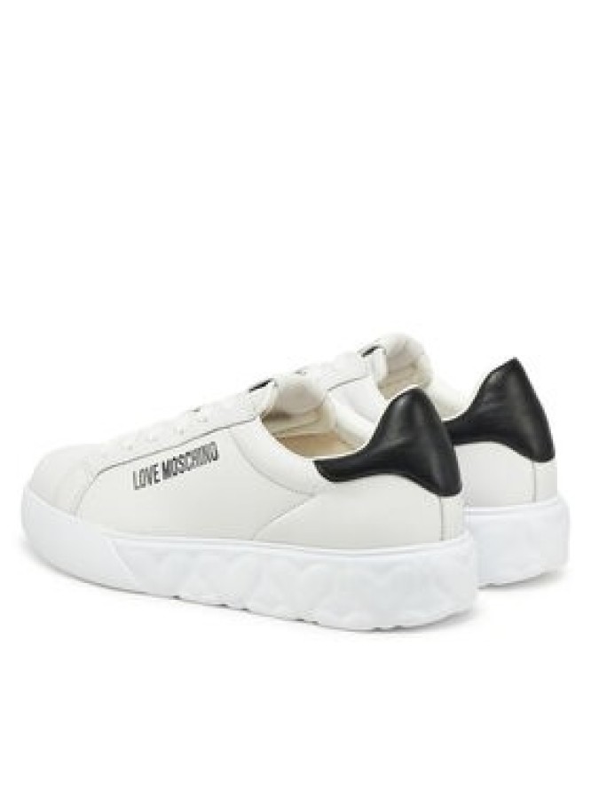 LOVE MOSCHINO Sneakersy JA15034G1MIA110A Biały