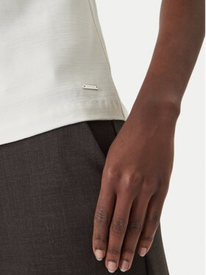 Calvin Klein Top LV044F108G Écru Regular Fit