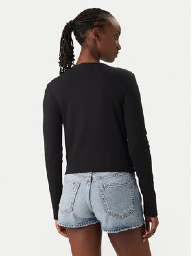 Calvin Klein Jeans Bluzka Monogram LV047A803G Czarny Slim Fit