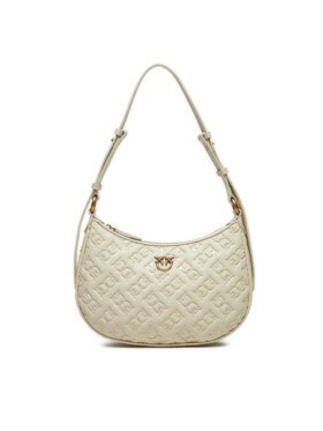 PINKO Torebka Half Moon Mini Fl AI 24-25 PLTT 102790 A1YB Kremowy