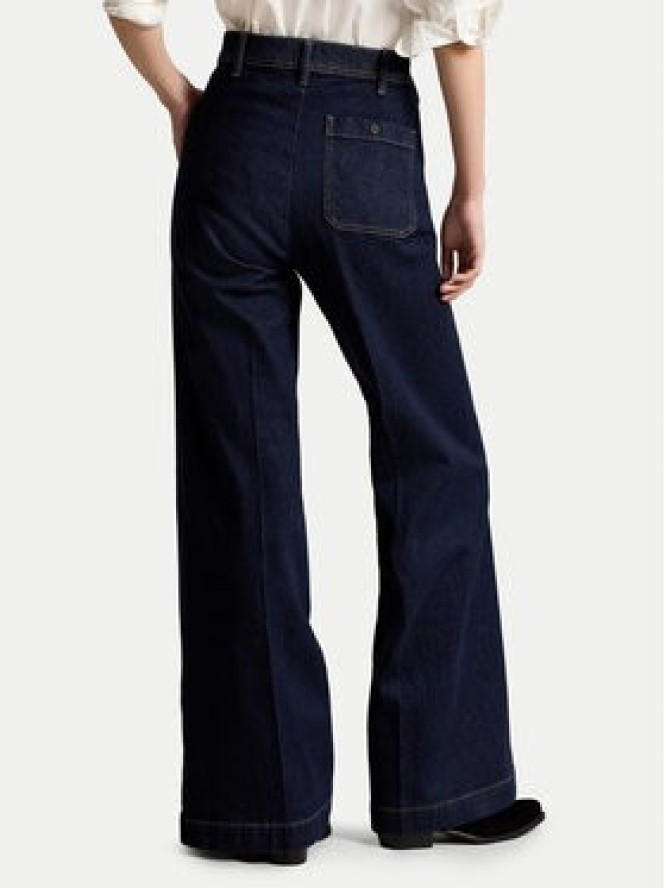 Polo Ralph Lauren Jeansy 211B17119001 Granatowy Wide Leg