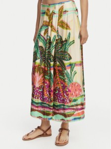 LOLA CASADEMUNT Spódnica midi LS2608001 Kolorowy Regular Fit