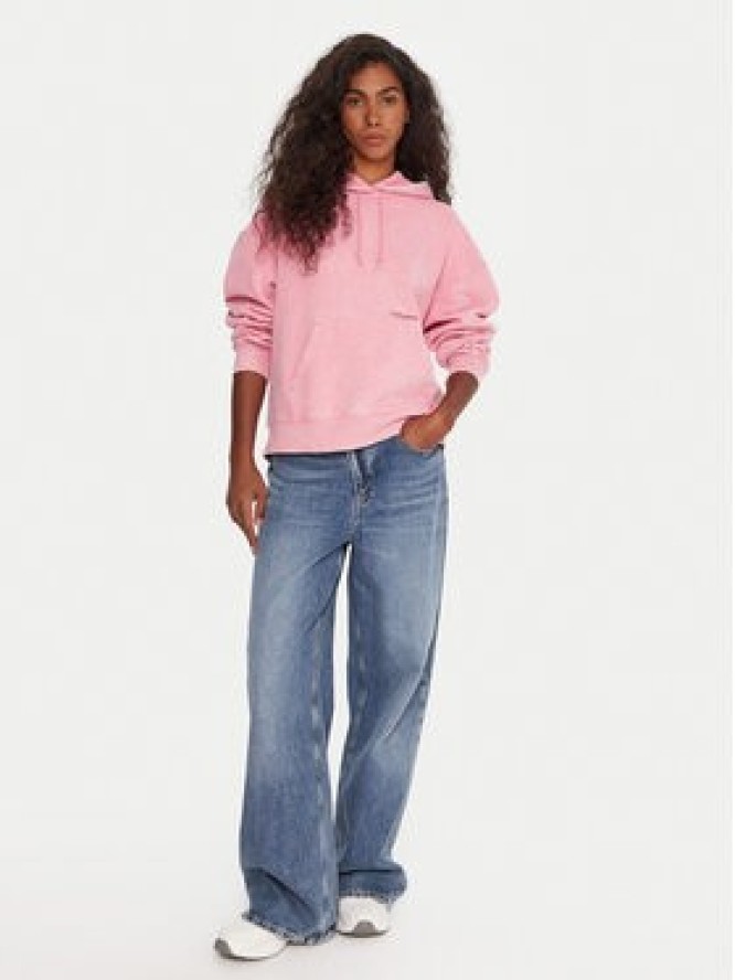 Tommy Jeans Bluza DW0DW21609 Różowy Boxy Fit