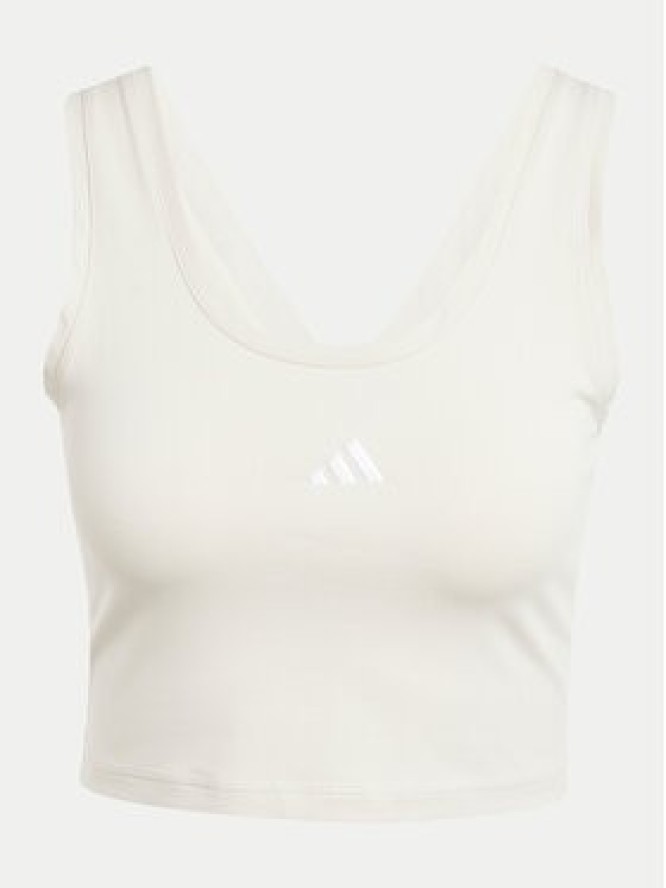 adidas Top Essentials Small Logo JD0561 Beżowy Slim Fit