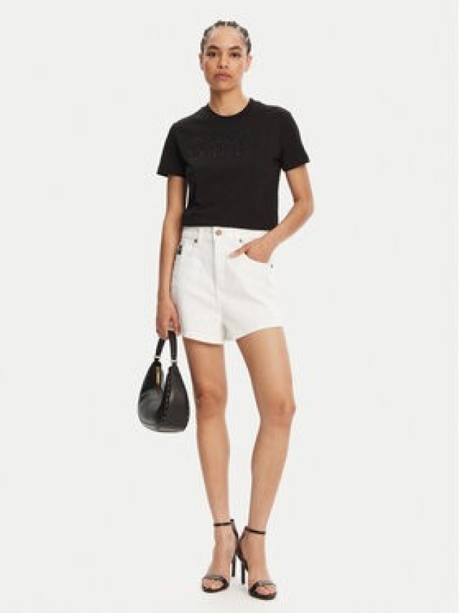 Versace Jeans Couture Szorty jeansowe 78HAD514 Biały Straight Fit