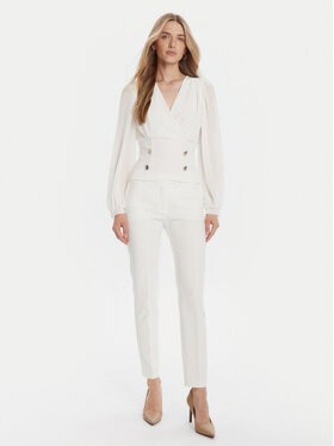 Rinascimento Bluzka CFC0126180003 Biały Regular Fit