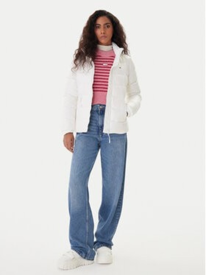 Tommy Jeans Kurtka puchowa DW0DW21618 Biały Slim Fit