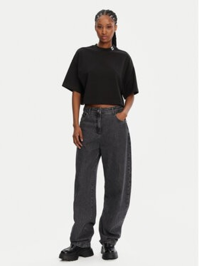 HUGO T-Shirt Damelody 50520187 Czarny Relaxed Fit