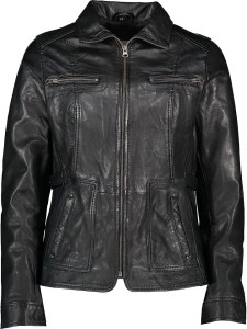 7eleven Skórzana kurtka "Sissy" w kolorze czarnym rozmiar: 42