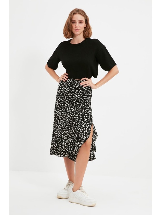 trendyol Spódnica w kolorze czarnym rozmiar: S