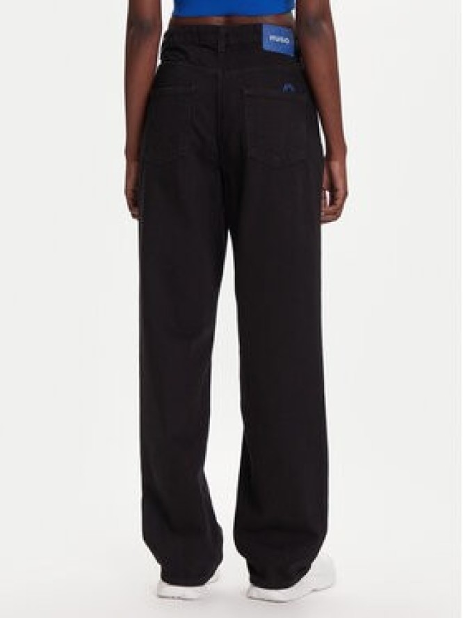 HUGO Jeansy Leni_B 50548982 Czarny Loose Fit