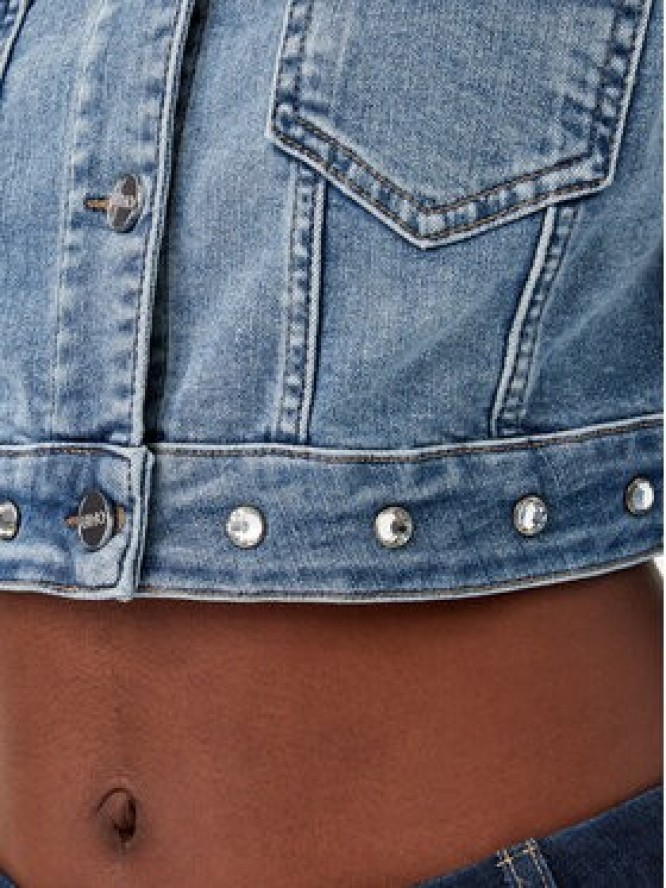 Liu Jo Kurtka jeansowa UA5077 D4615 Niebieski Regular Fit