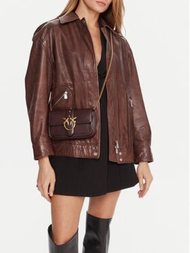 PINKO Torebka Love One Pocket C AI 25-26 PLTT 100061 A0F1 Brązowy