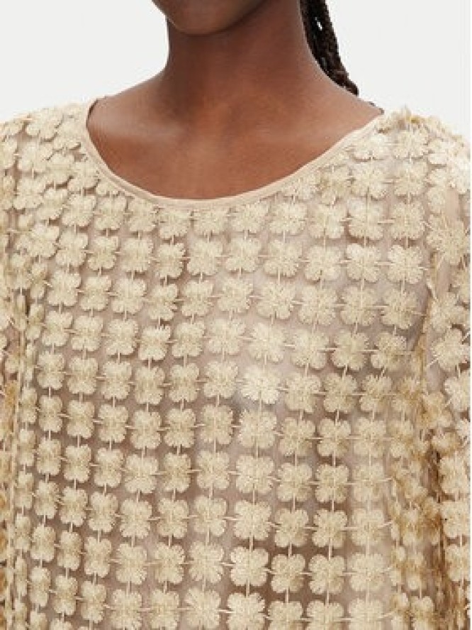 Bruuns Bazaar Bluzka Carisa BBW4529 Złoty Loose Fit