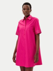 LOLA CASADEMUNT Sukienka koszulowa LS2516065 Różowy Regular Fit