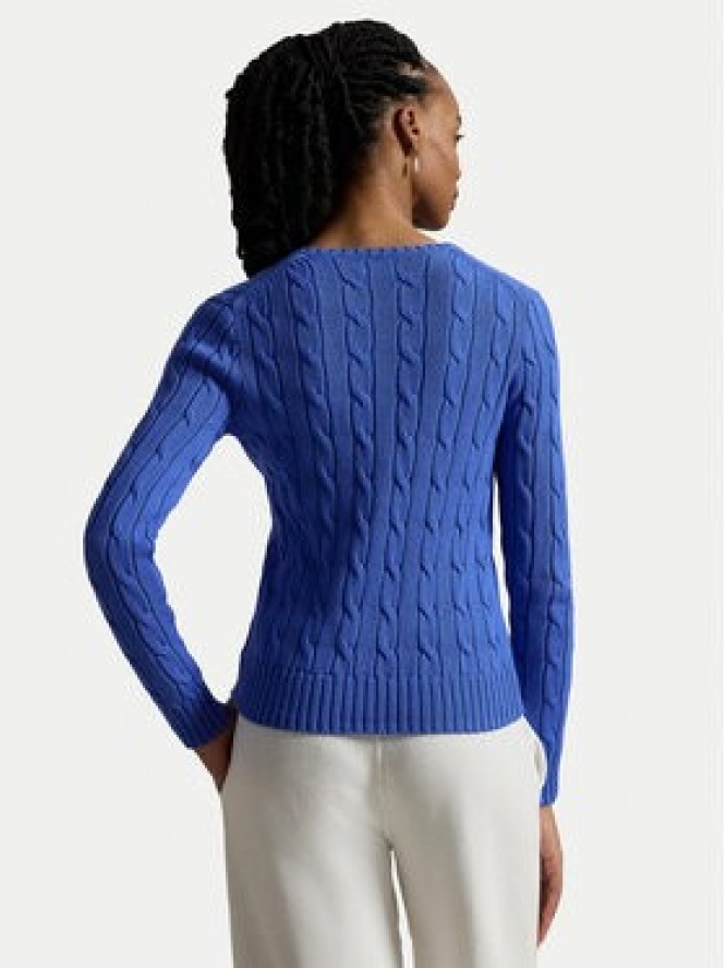 Polo Ralph Lauren Sweter 211971870504 Niebieski Slim Fit