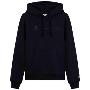 CHAMPION Bluza damska z kapturem dopasowana, czarna
