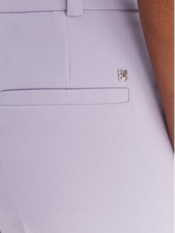 HUGO Spodnie materiałowe Hedima-1 50544742 Fioletowy Slim Fit