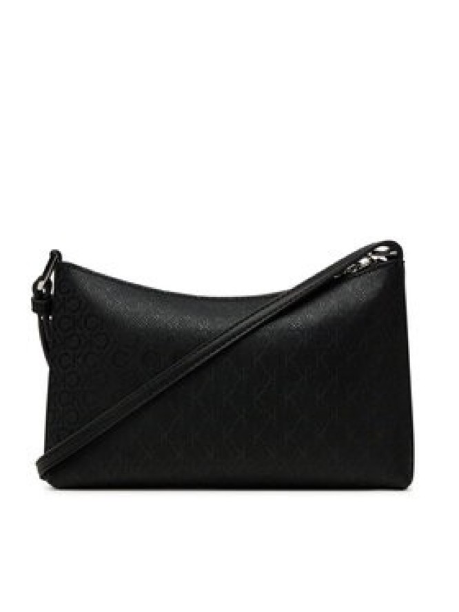 Calvin Klein Torebka Ck Must Aop Conv Logo Jqd Strap LV04F3099G Czarny
