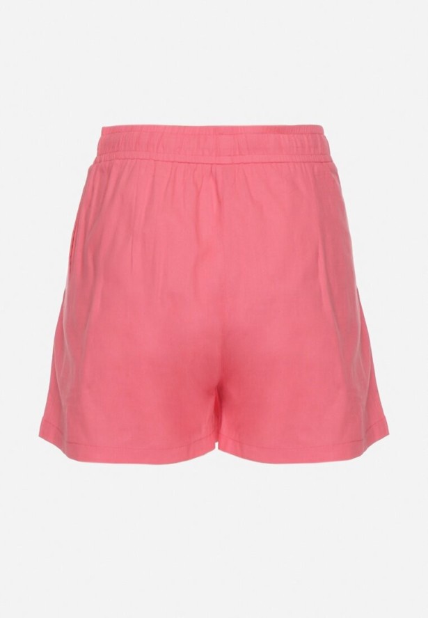 Fuksjowe Bawełniane Szorty z Wysokim Stanem Tanalianea