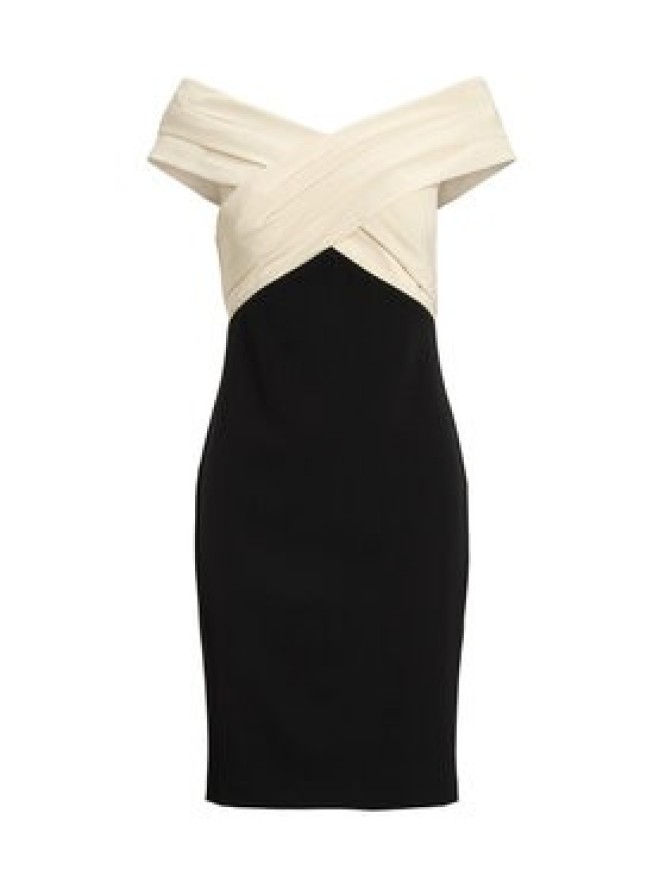LAUREN RALPH LAUREN Sukienka koktajlowa 253963476001 Czarny Slim Fit