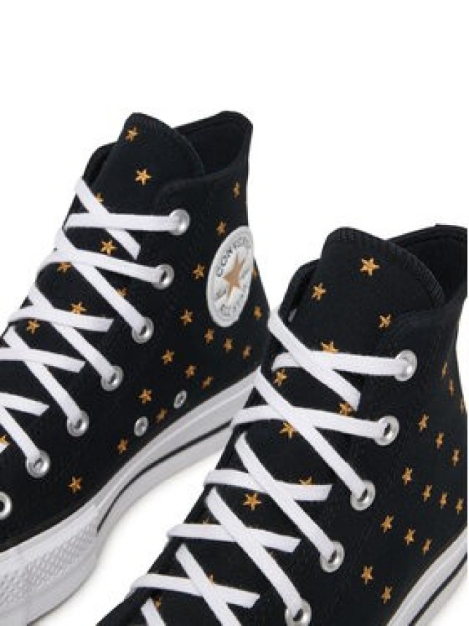 Converse Trampki Chuck Taylor All Star Lift Platform Embroidered Stars A16113C Czarny