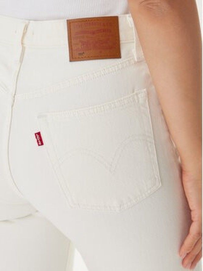 Levi's® Jeansy 501® 36200-0374 Écru Cropped Fit