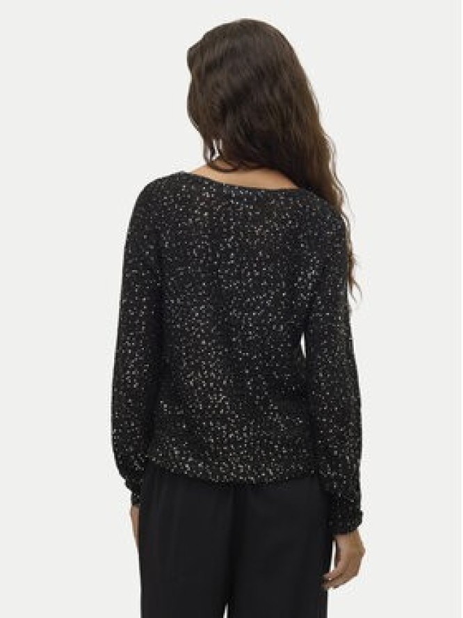 Vero Moda Bluzka Leilani 10318223 Czarny Loose Fit