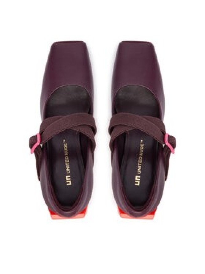 United Nude Czółenka Gem Swan HI 1102999316 Bordowy