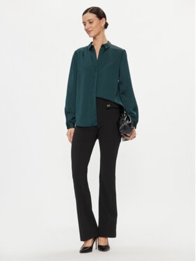 Vila Koszula 14063320 Zielony Regular Fit