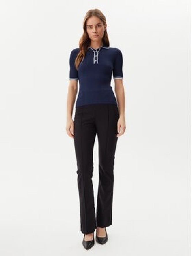 Guess Sweter W5GR37 Z3L10 Granatowy Regular Fit