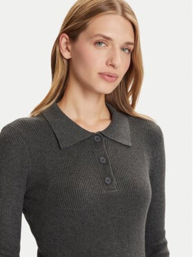 Vero Moda Sweter Siljerib 10336674 Szary Slim Fit