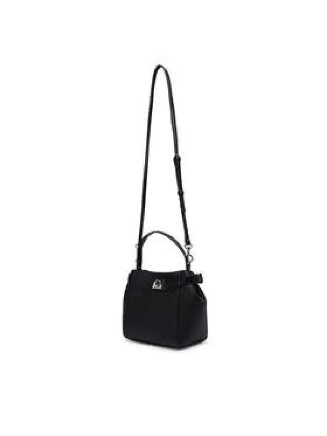 Calvin Klein Torebka Mix Media Crossbody LV04F3885G Czarny