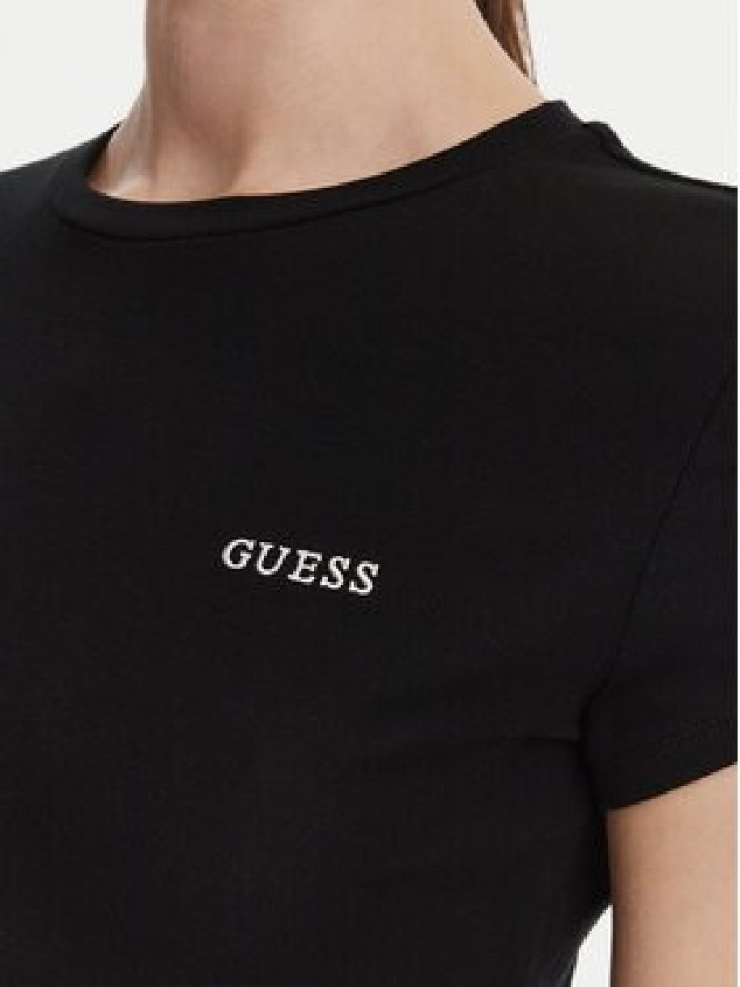 Guess T-Shirt V6YI24 K4787 Czarny Slim Fit